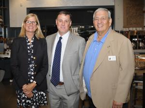 Brookhaven Town Councilwoman Jane Bonner, Senator Anthony H. Palumbo, Former Vice Chairman VFW National Legislative Committee Joseph Cognitore, photo courtesy of Don Fitzgibbon