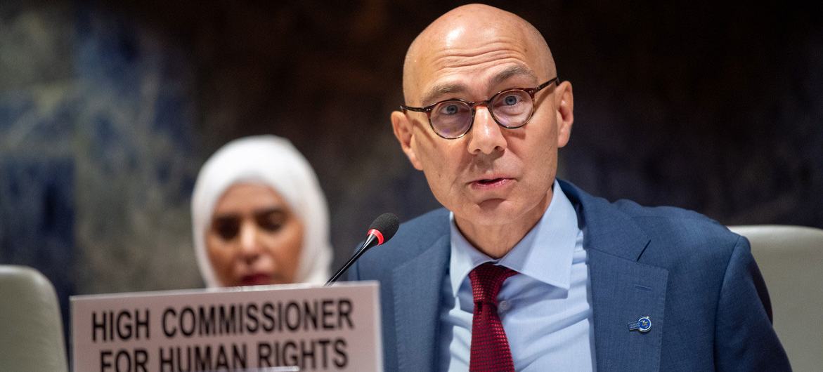 UN High Commissioner for Human Rights Volker Türk. (file) UN High Commissioner for Human Rights Volker Türk. (file)