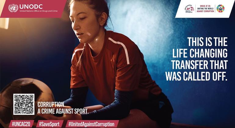 The UNODC is at the forefront of efforts to tackle corruption in sport. The UNODC is at the forefront of efforts to tackle corruption in sport.