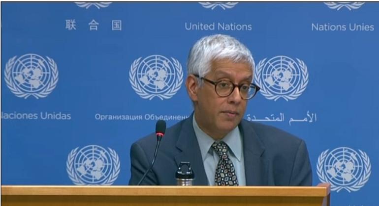 Farhan Haq, Deputy Spokesperson for the UN Secretary-General. Farhan Haq, Deputy Spokesperson for the UN Secretary-General.