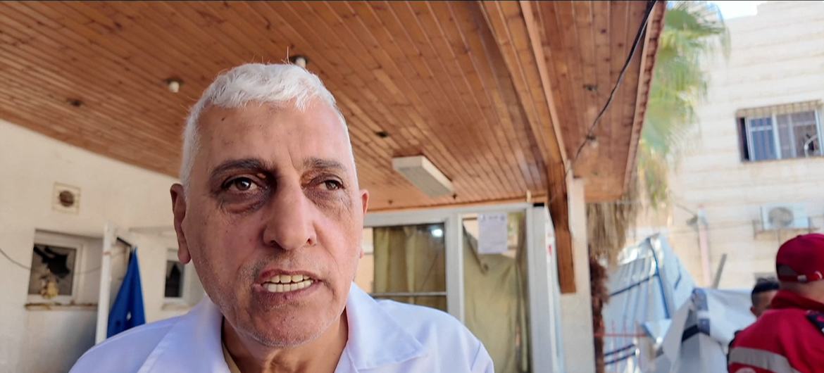 Dr. Haidar Al-Qudra, manager of Al Amal Hospital. Dr. Haidar Al-Qudra, manager of Al Amal Hospital.