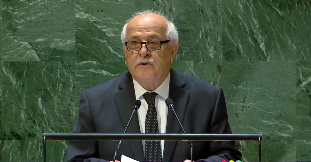 Riyad Mansour, Permanent Observer of the State of Palestine to the United Nations. Riyad Mansour, Permanent Observer of the State of Palestine to the United Nations.