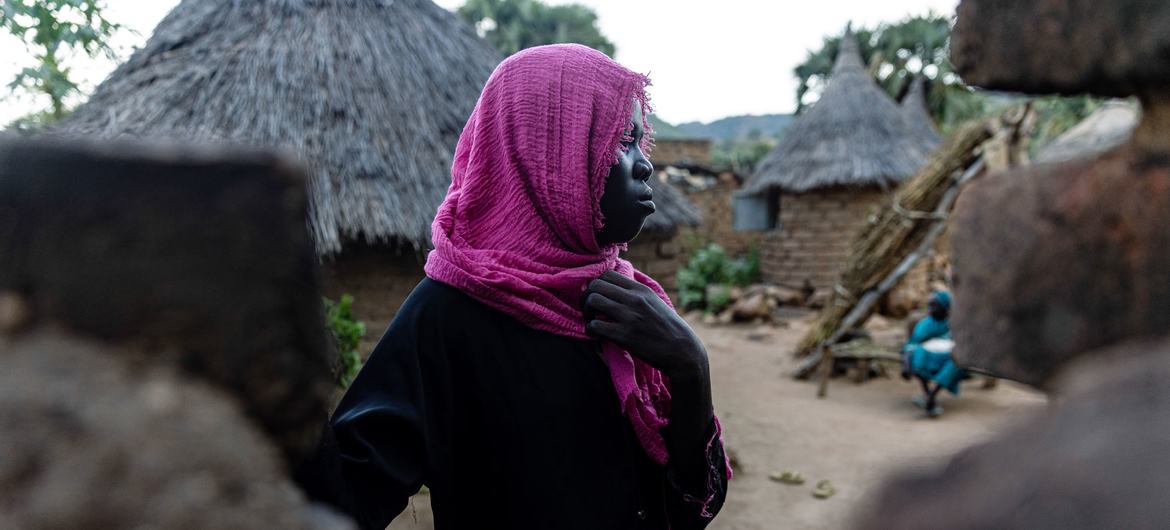 In the South Kordofan state of Sudan, a 15-year-old girl is seen at home after returning from a community awareness session about FGM. In the South Kordofan state of Sudan, a 15-year-old girl is seen at home after returning from a community awareness session about FGM.