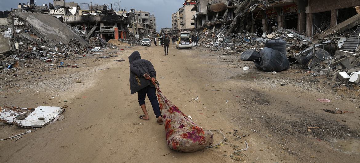 The humanitarian situation in the Gaza Strip remains catastrophic. The humanitarian situation in the Gaza Strip remains catastrophic.